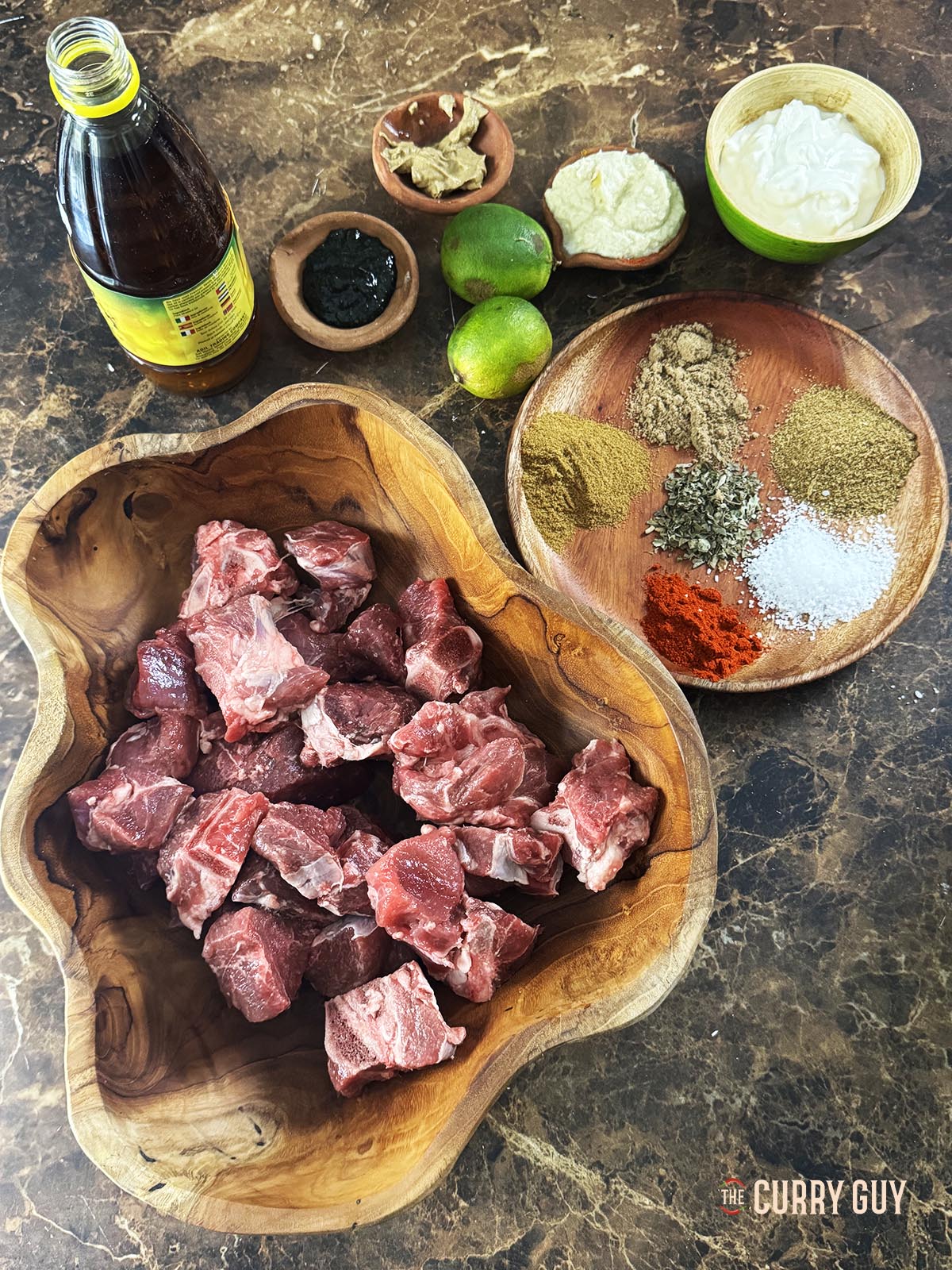 Ingredients for the recipe.