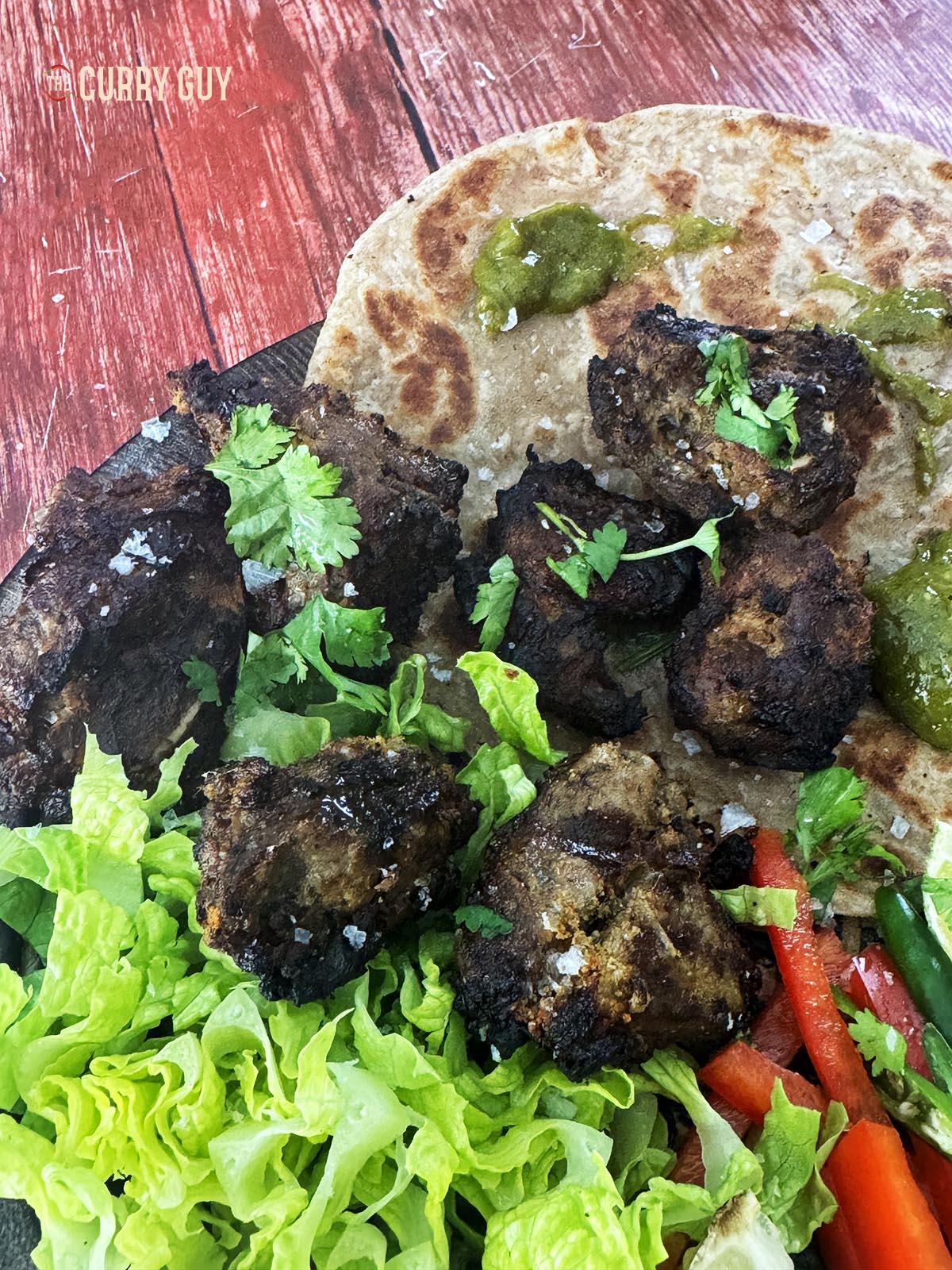 Air fryer lamb tikka
