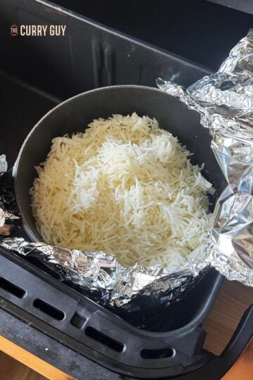 Air fryer rice
