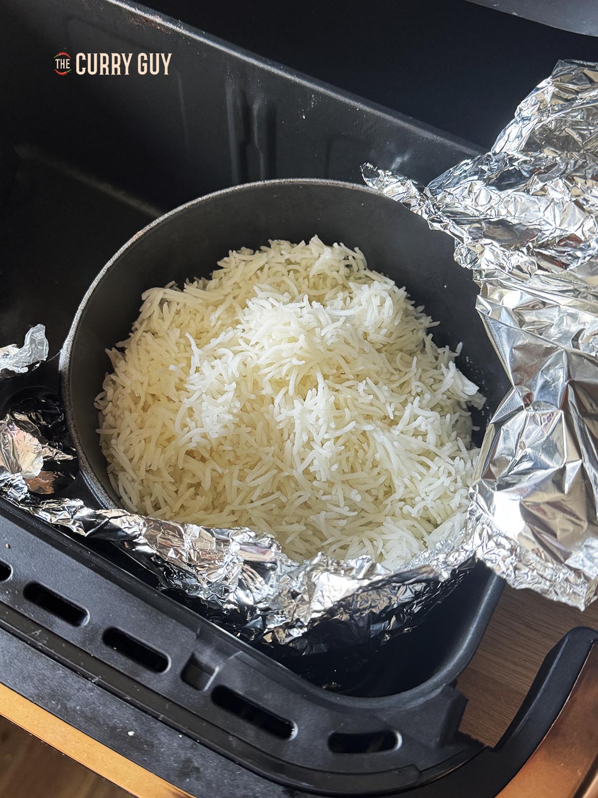 Air fryer rice