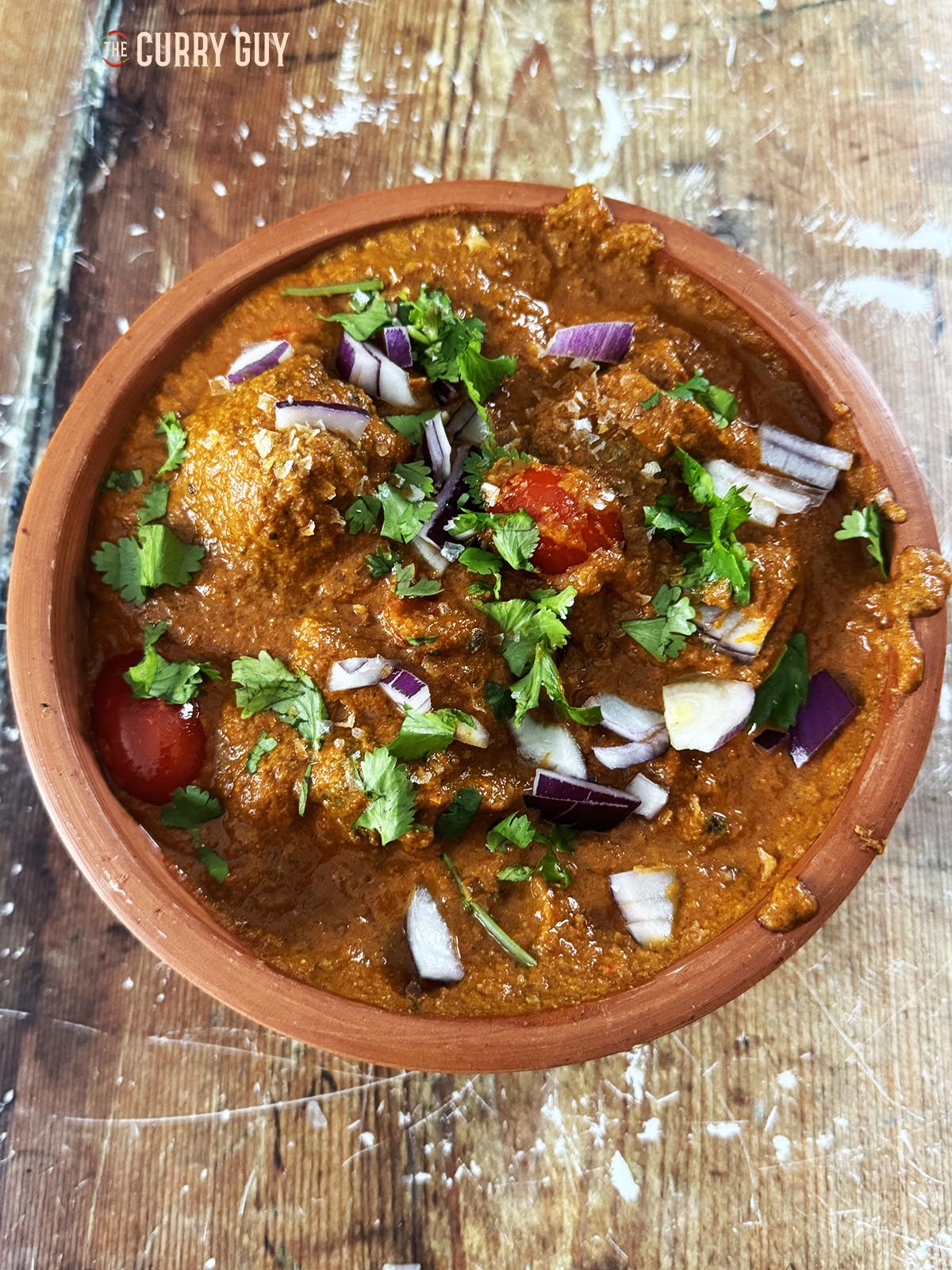 Air fryer lamb rogan josh curry