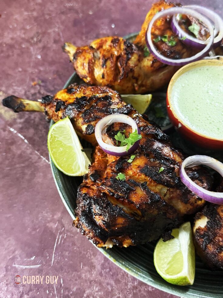 Air fryer tandoori chicken legs