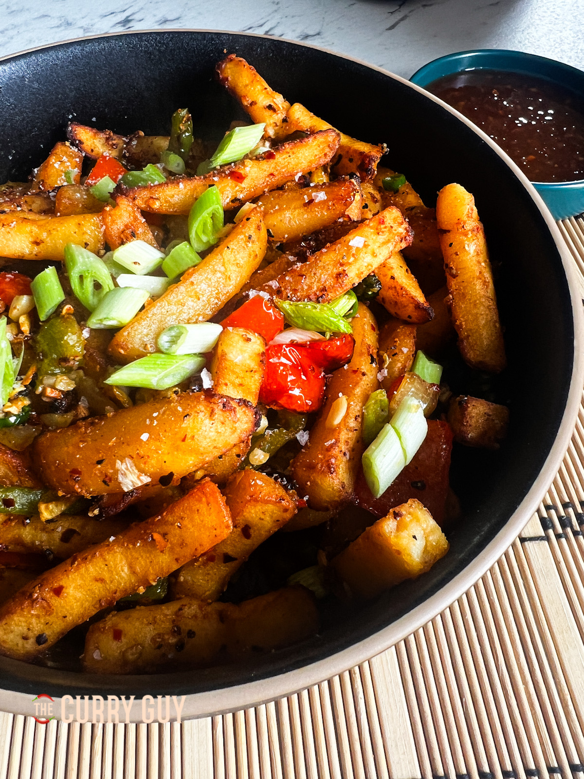 Salt and pepper chips served up