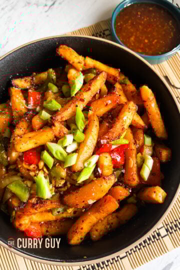 Air Fryer Salt and pepper chips.