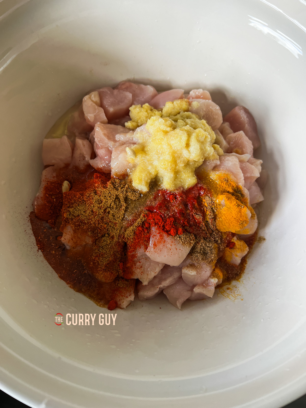 marinade ingredients for authentic butter chicken