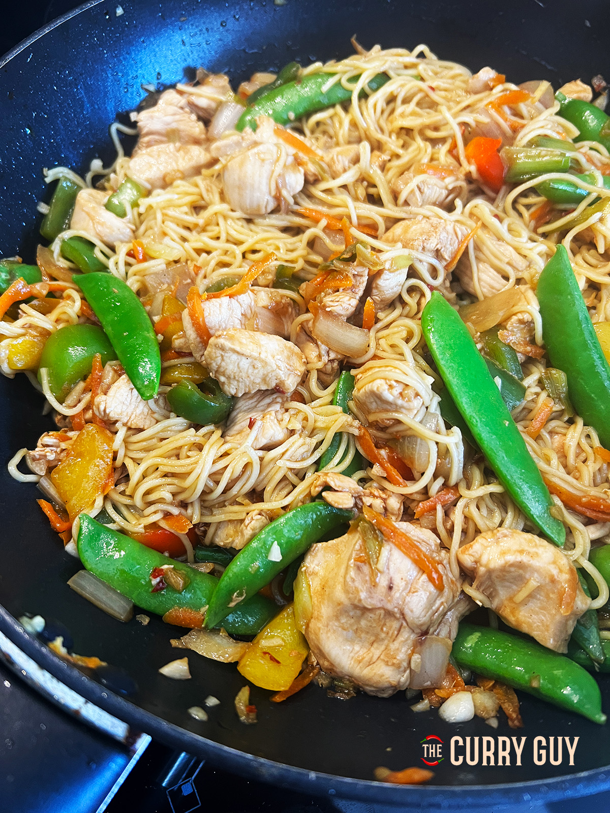 noodles added to Chicken Lo Mein 