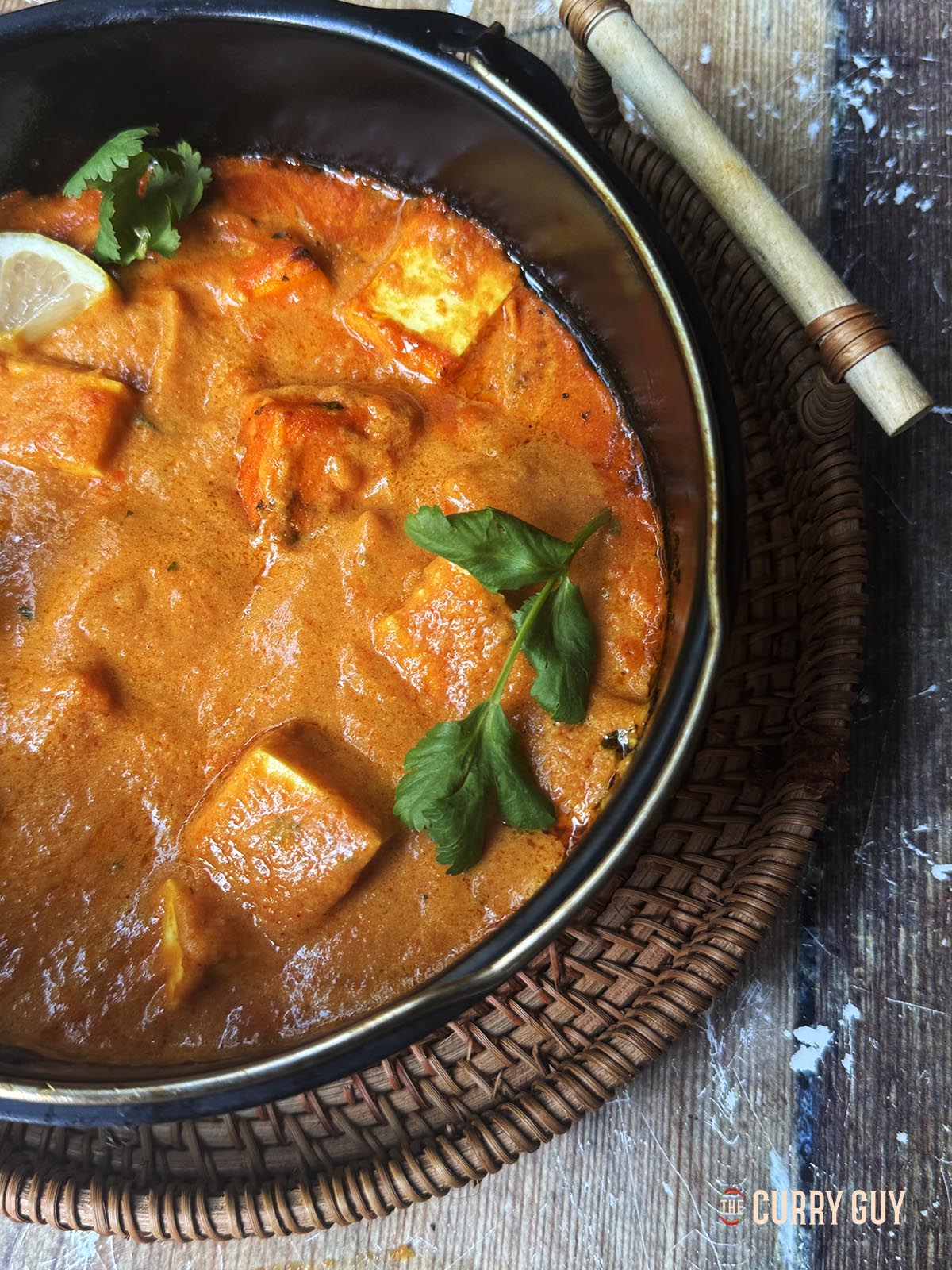 Air fryer butter paneer curry.