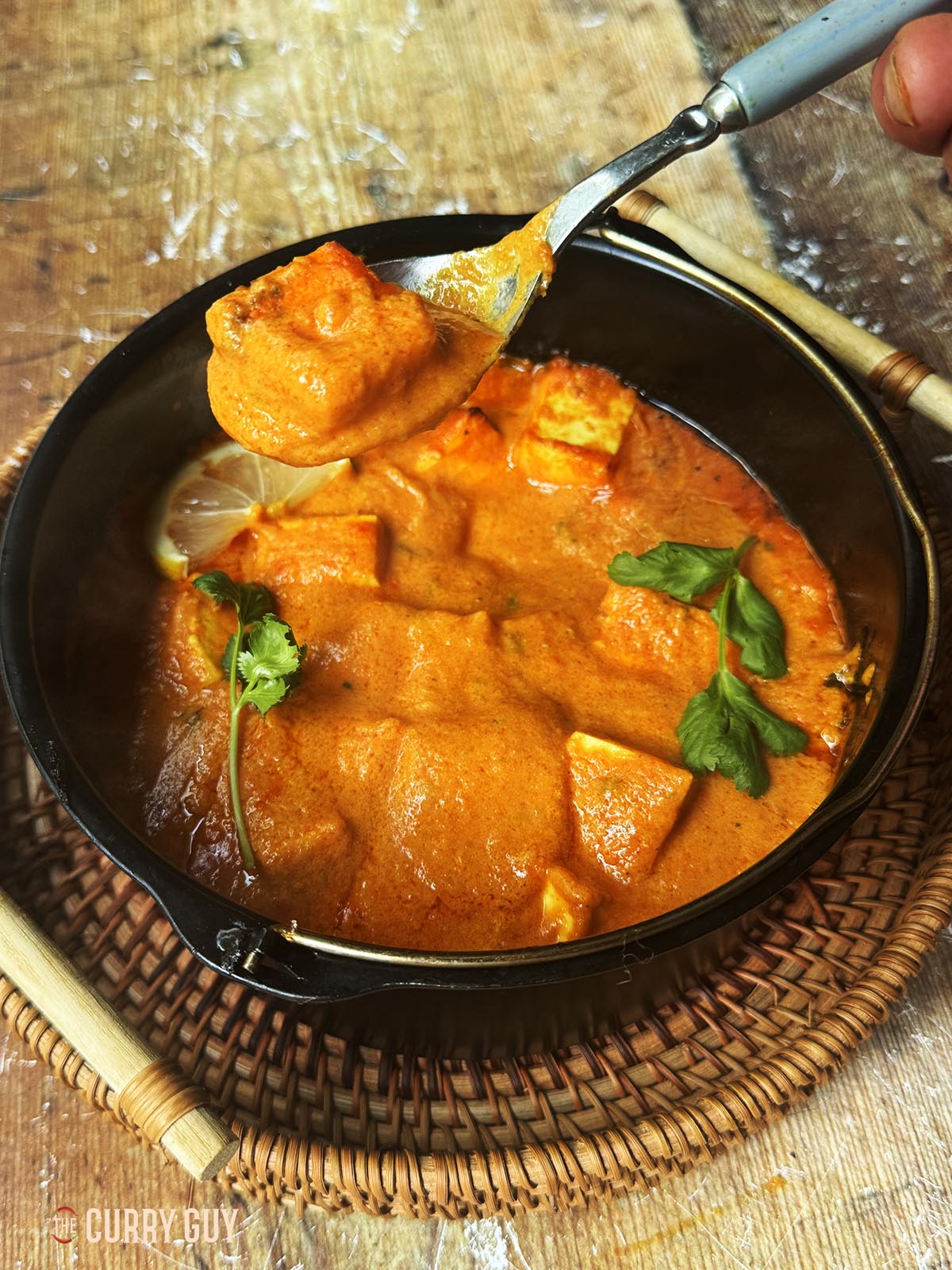 Air fryer butter paneer curry.