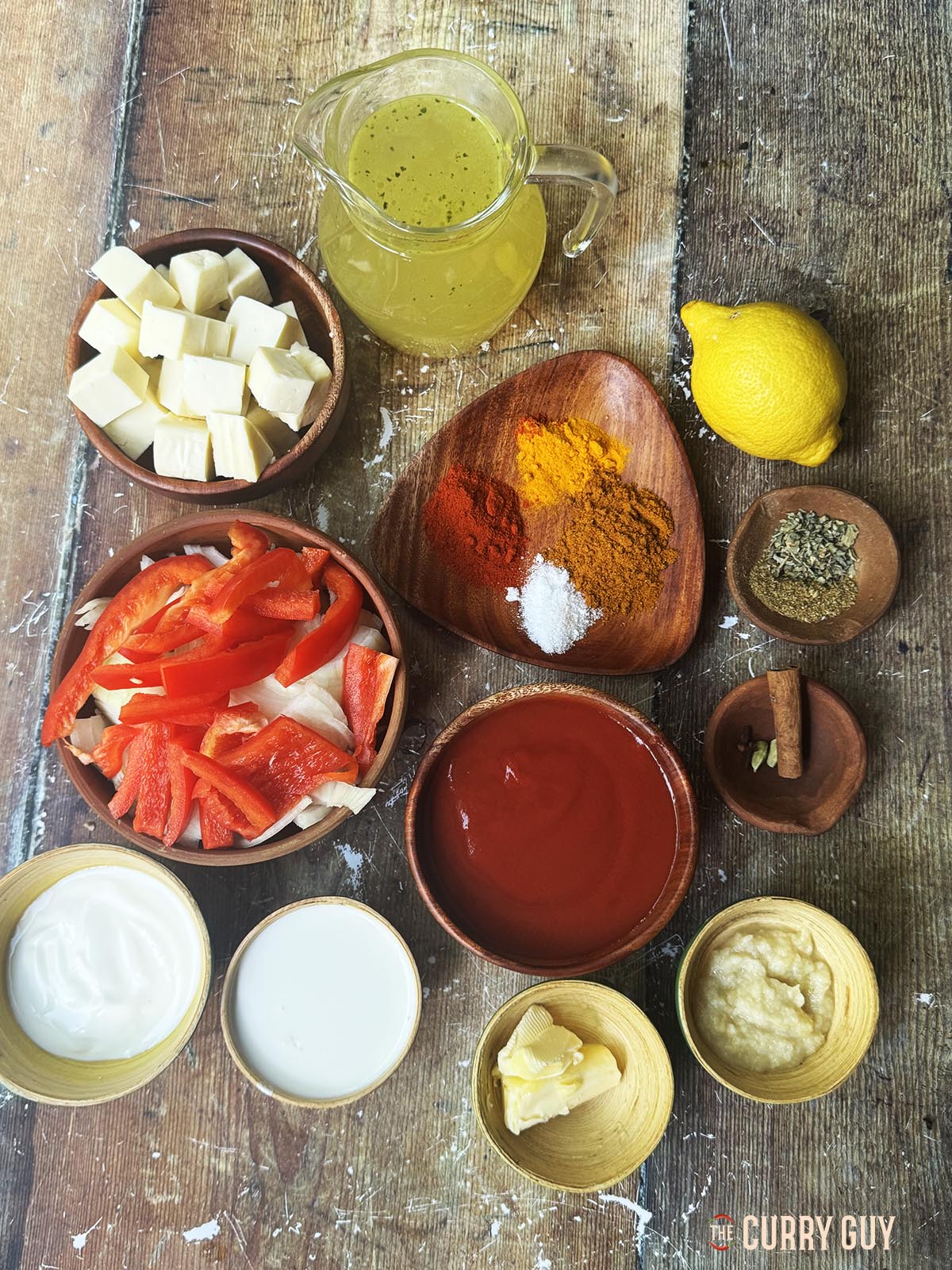 Ingredients for the curry
