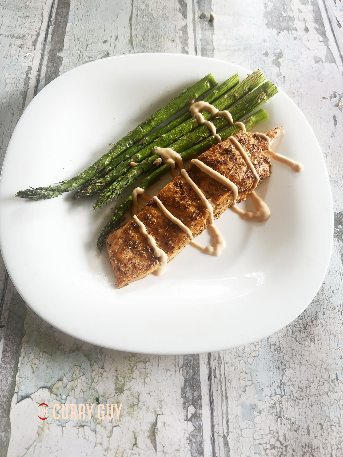 The finished Cajun Salmon