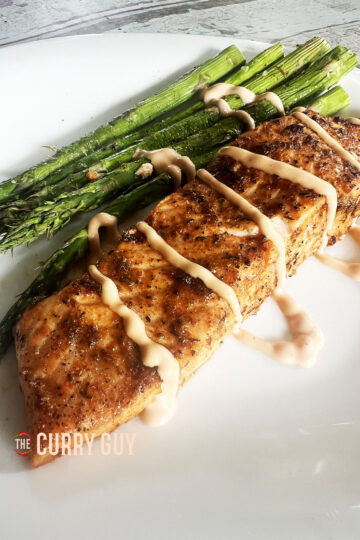 air fryer Cajun salmon