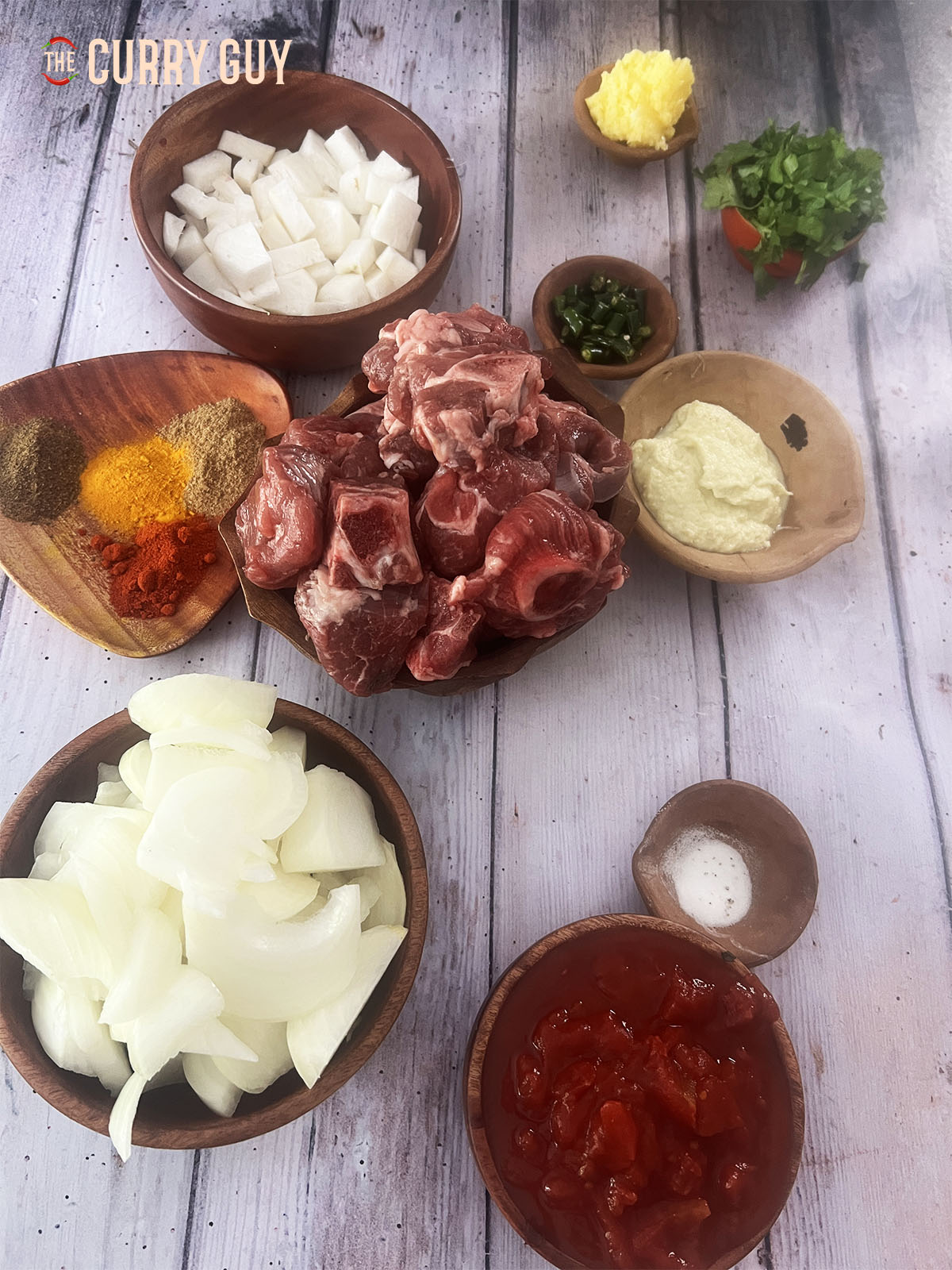 Ingredients for the recipe.