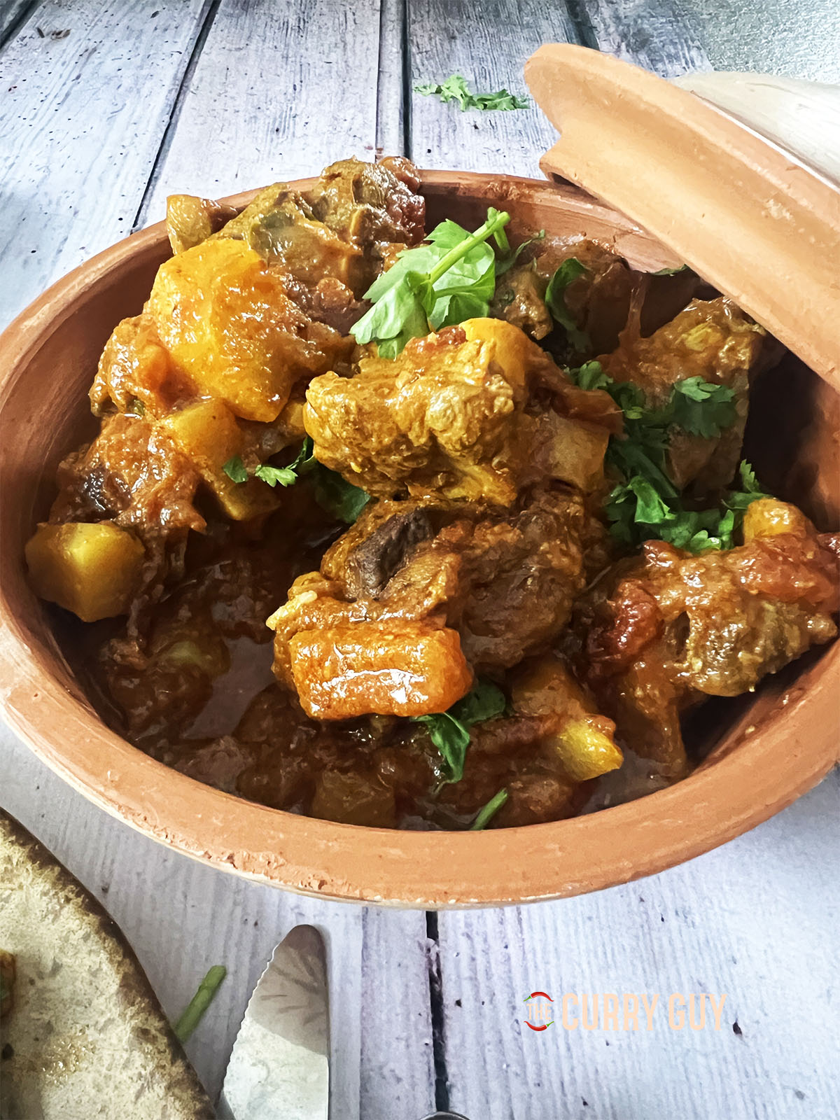 Lamb and turnip curry.