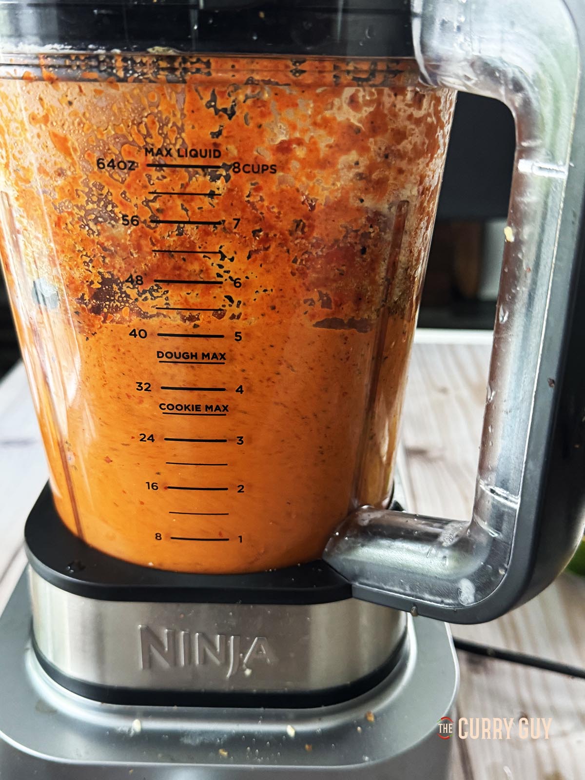 Adding the remaining ingredient and blending them in a blender.