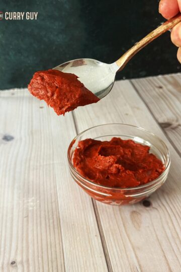 Turkish red pepper paste.