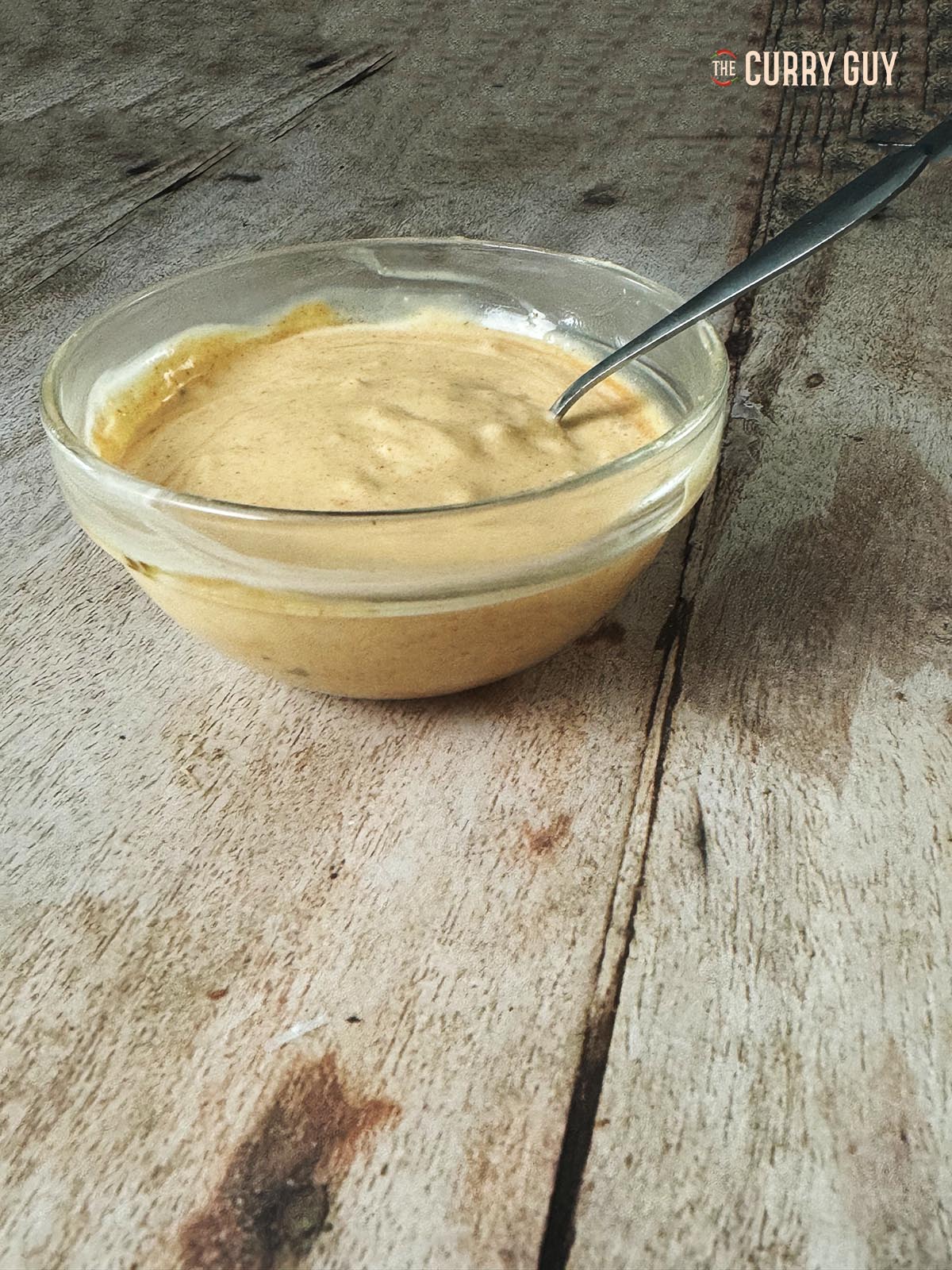 Burger sauce in a serving bowl.