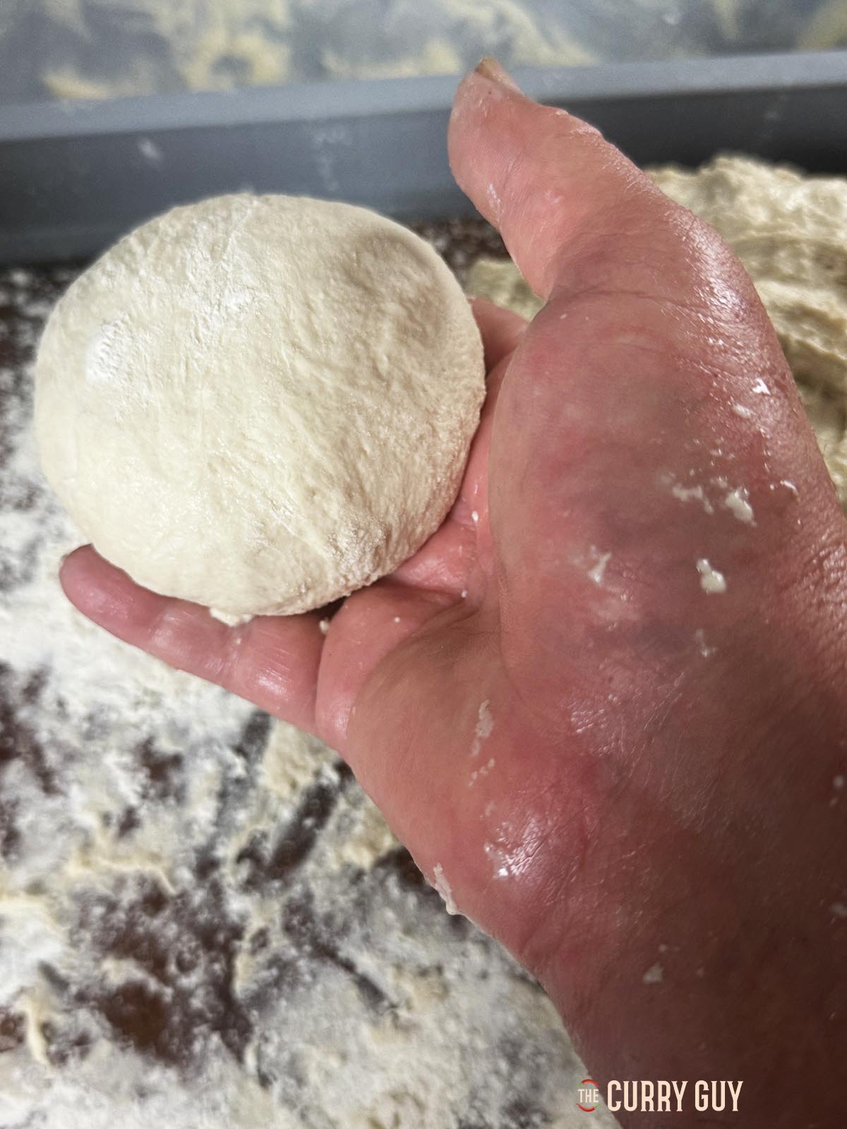 A dough ball.