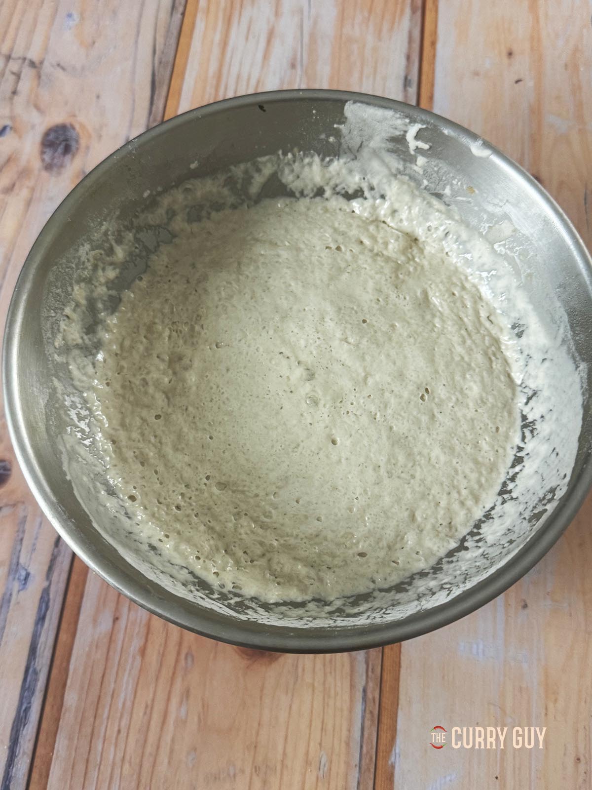 Starter for the dough.