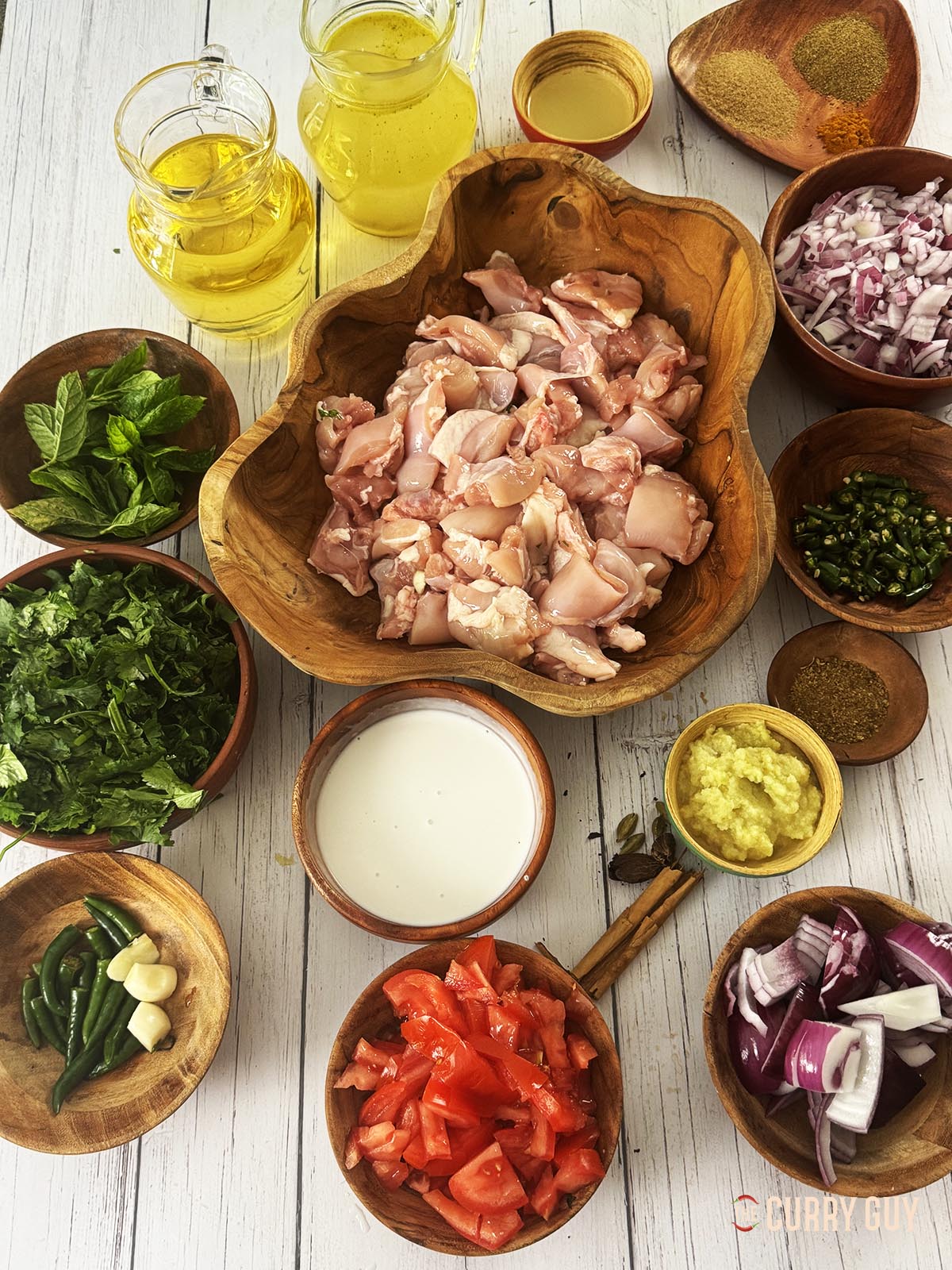 Ingredients for the recipe.