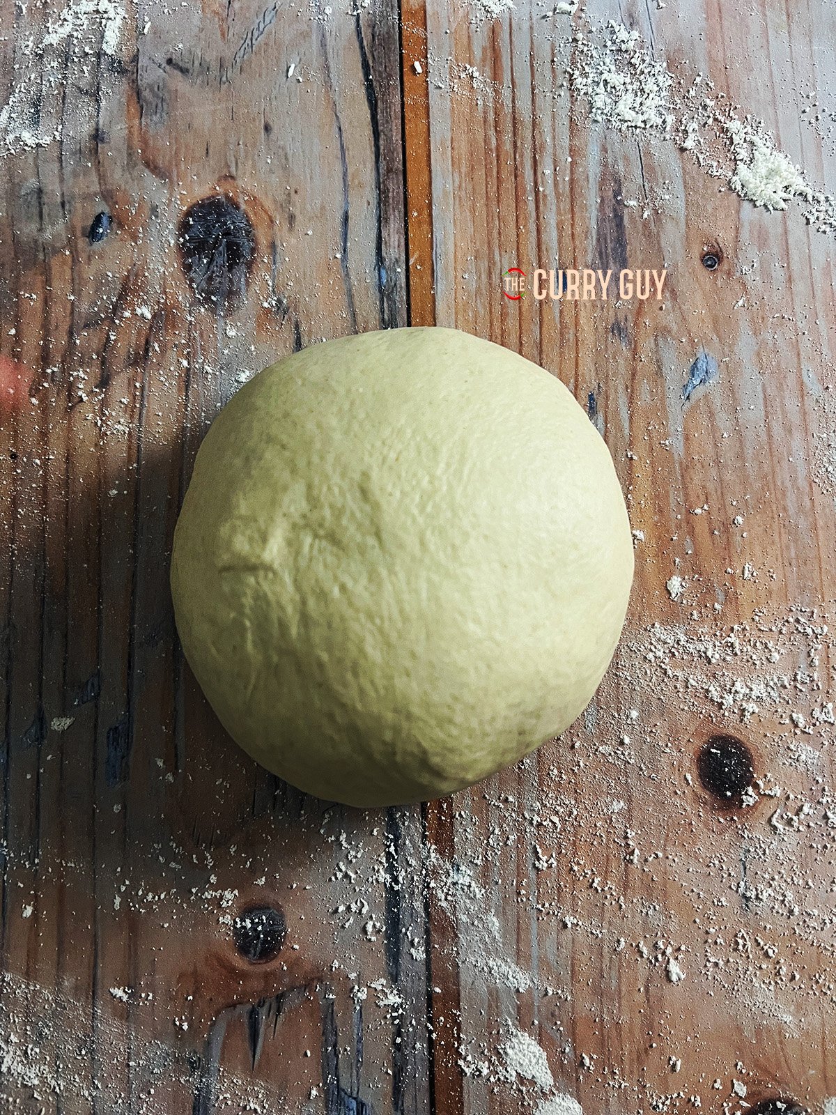 Kneaded dough ball for lotus leaf bao