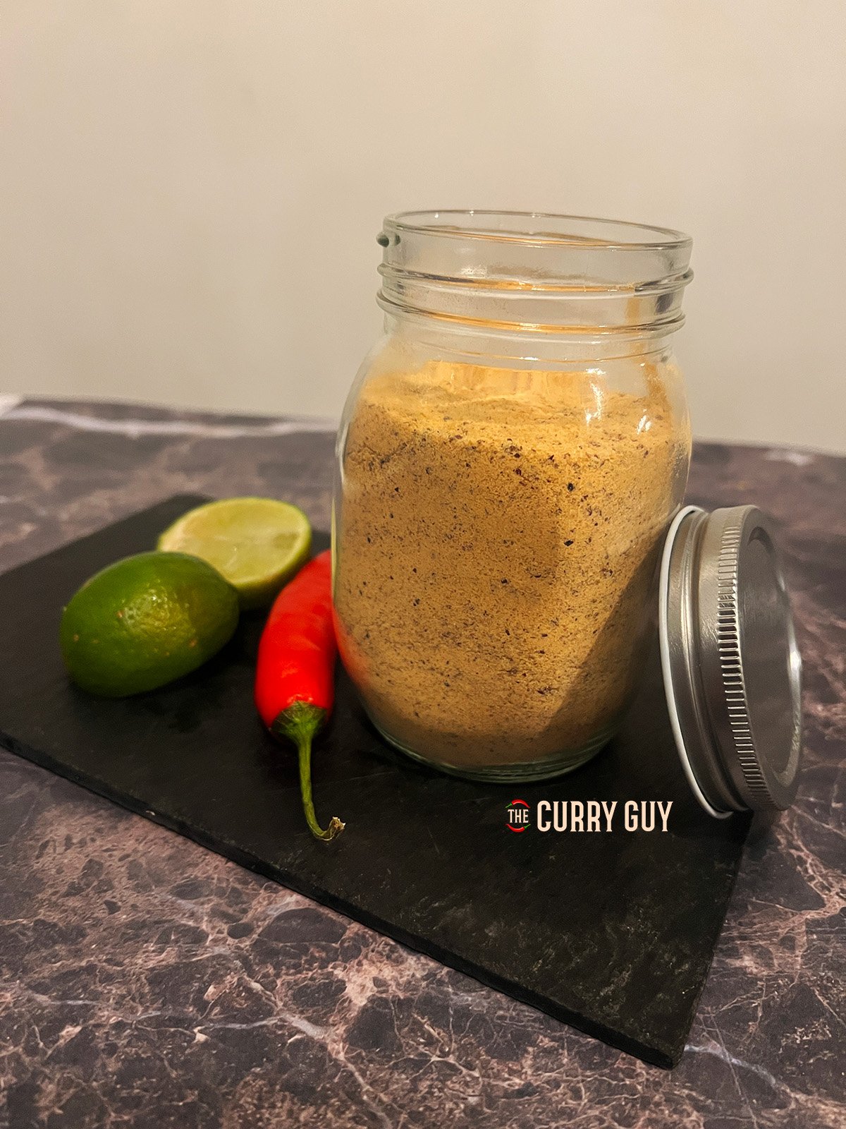 Storing the chili lime salt in in an airtight container or in a glass jar.