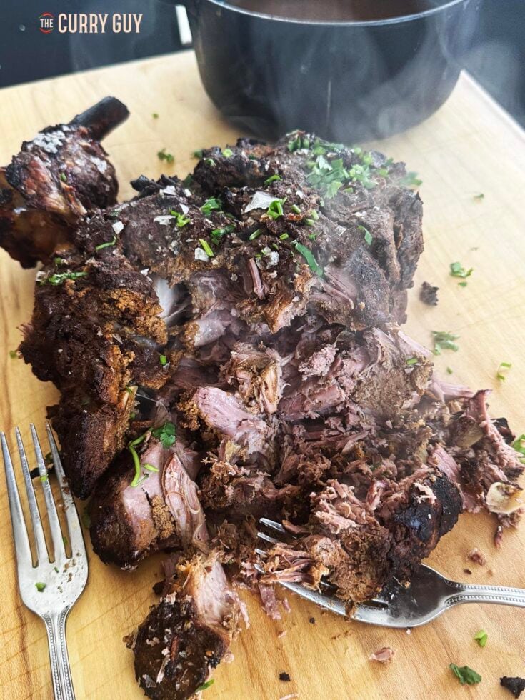 Slow cooker lamb raan