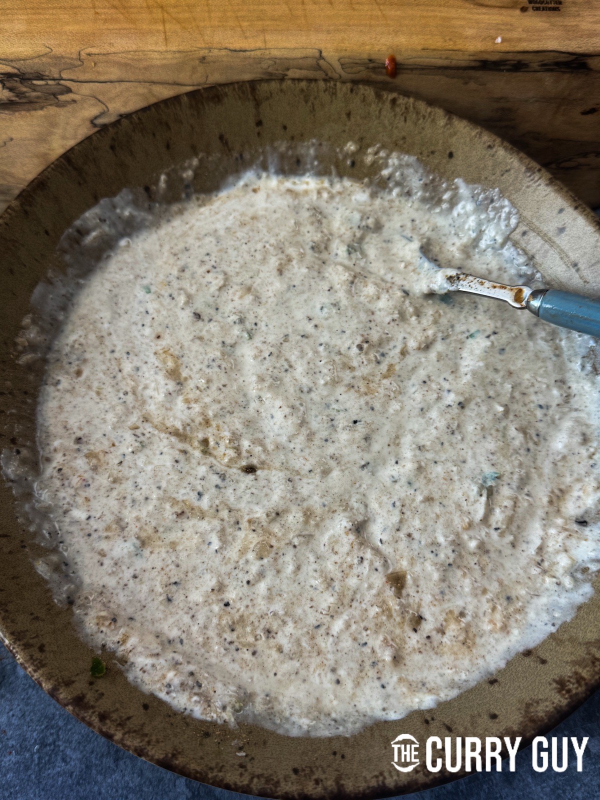 The second marinade all whisked and ready to apply to the chicken.