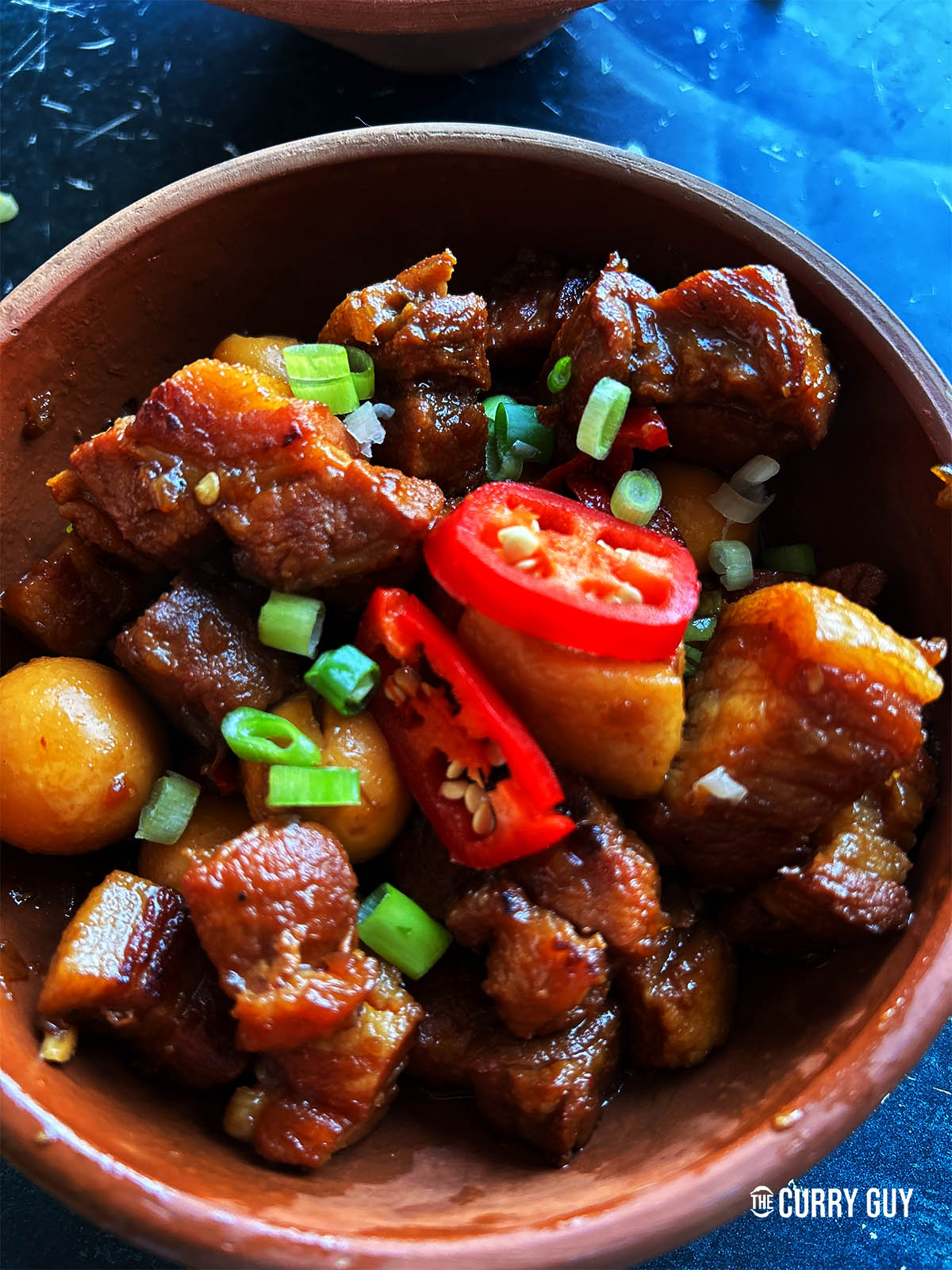 The finished Thit Kho in a serving bowl.