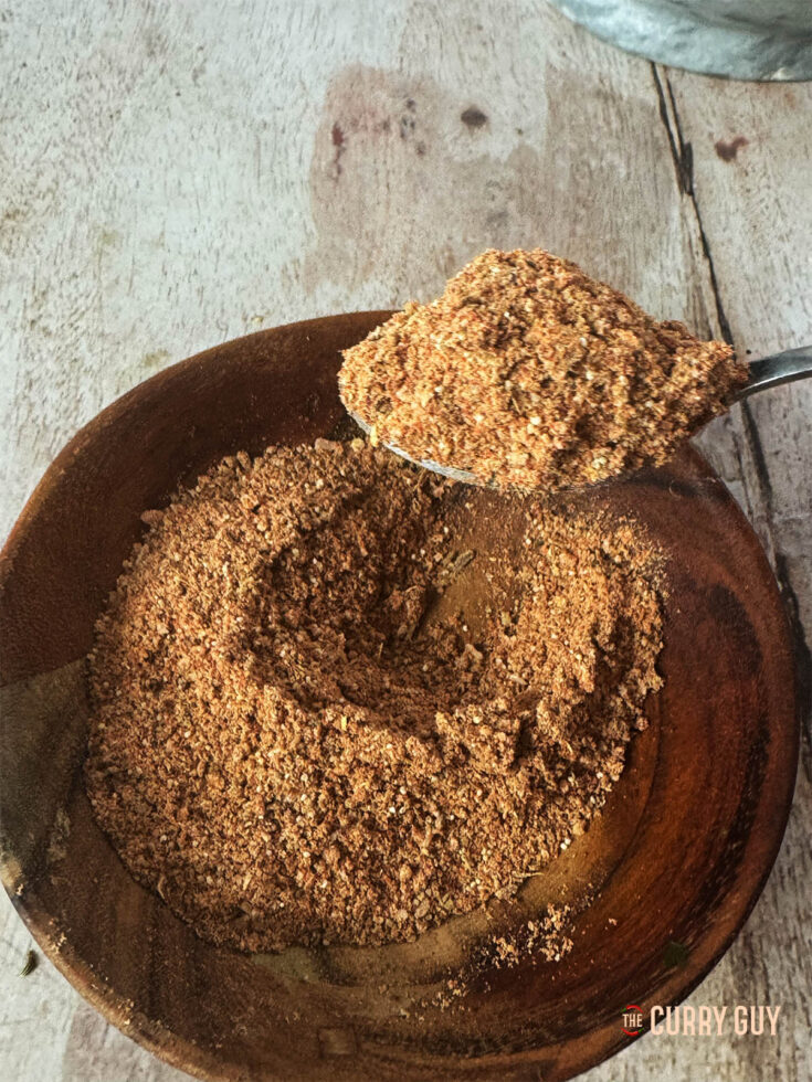 Bihari Kebab masala in a bowl.
