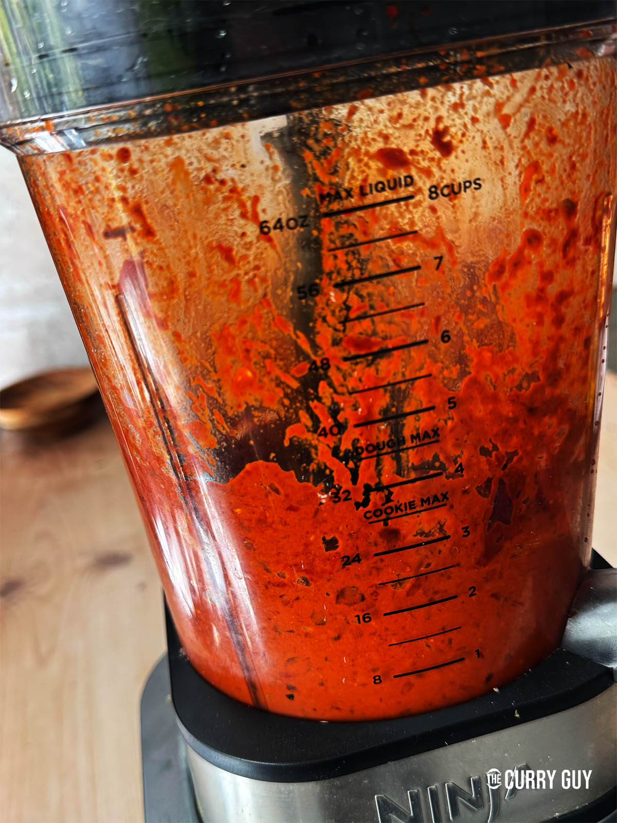 Blending it all in a blender.