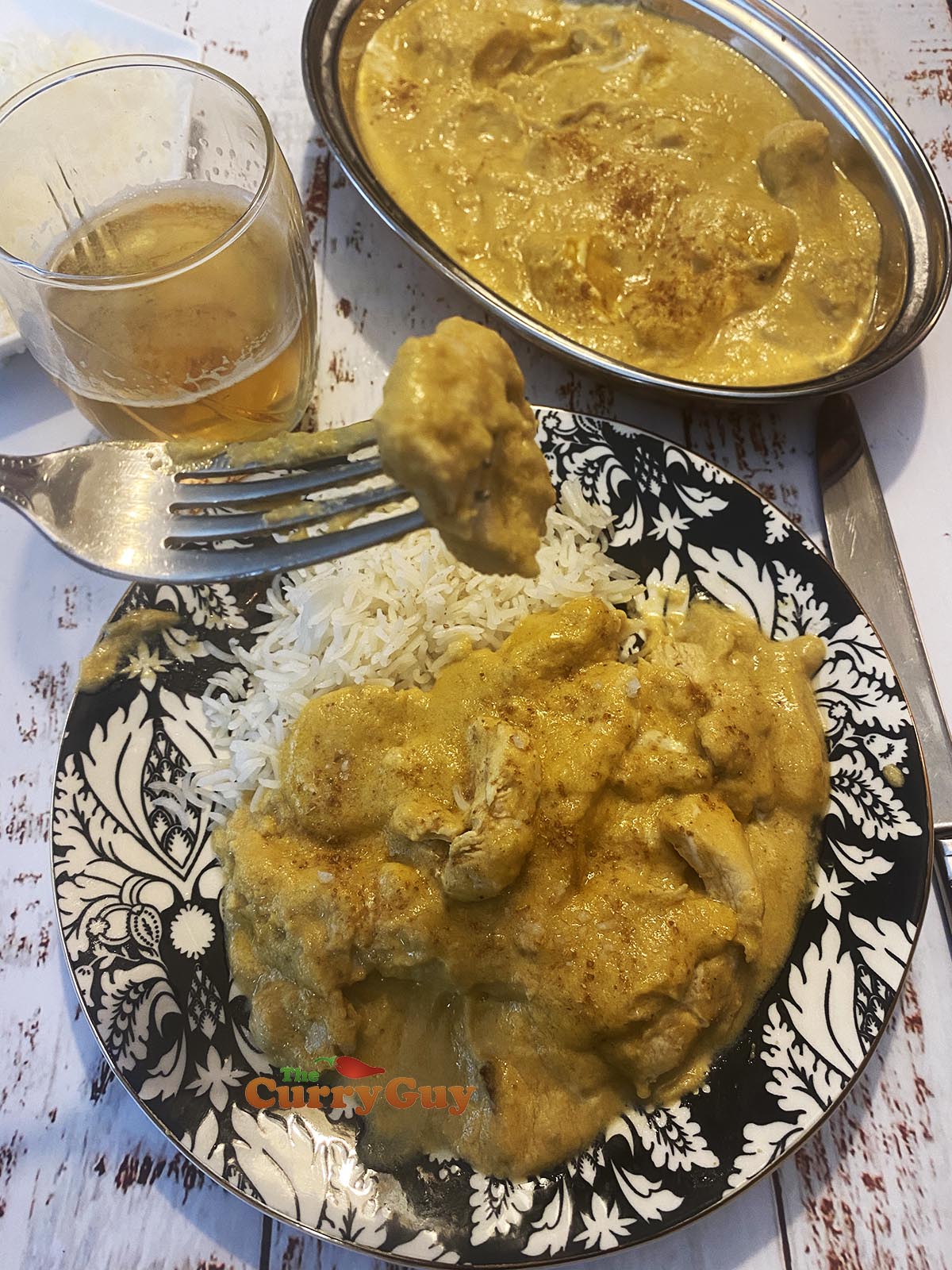 Restaurant style chicken korma