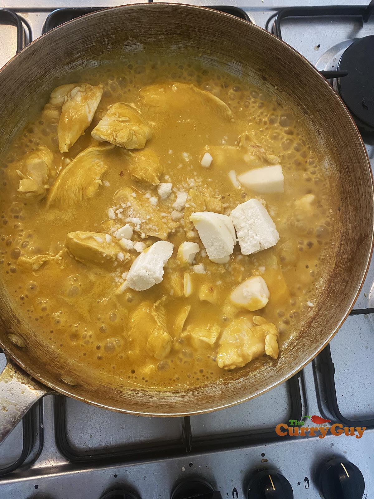 sugar addd to teh curry