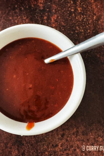Tonkatsu Sauce in a serving bowl.